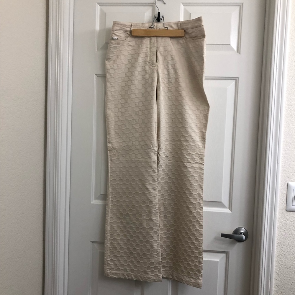 St. John Sport Embroidered Pants